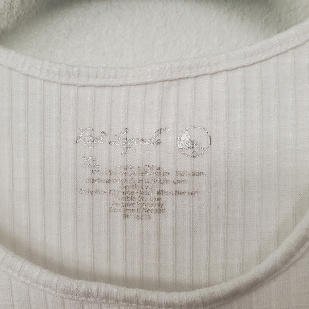 White Racerback Tank - Picture 2 of 4